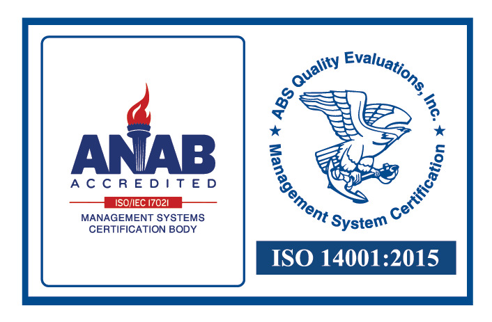 Chứng nhận ISO 14001:2015 ANAB